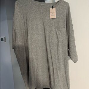 Peter Millar Gray Pocket Tee